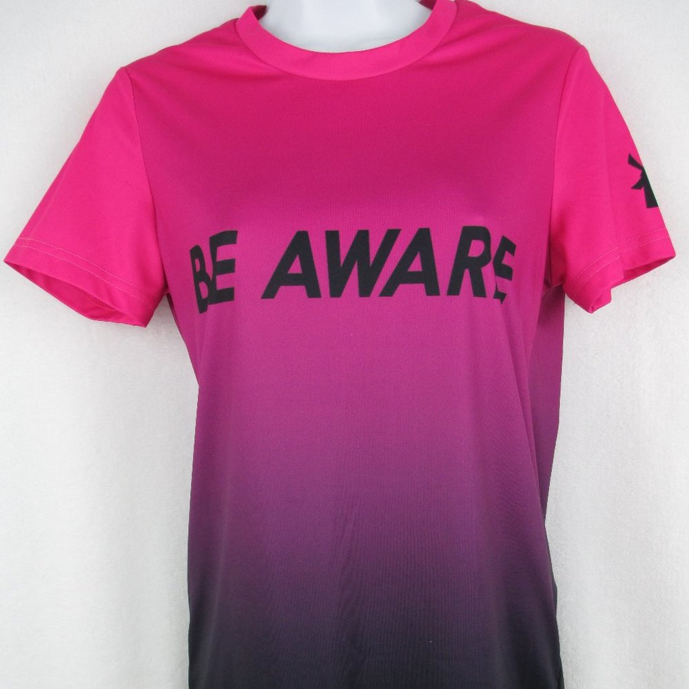 Dutch Bros Be Aware Tshirt Pink Small